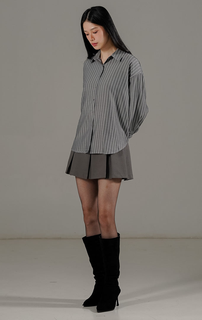 Nerisse Top Dark Grey