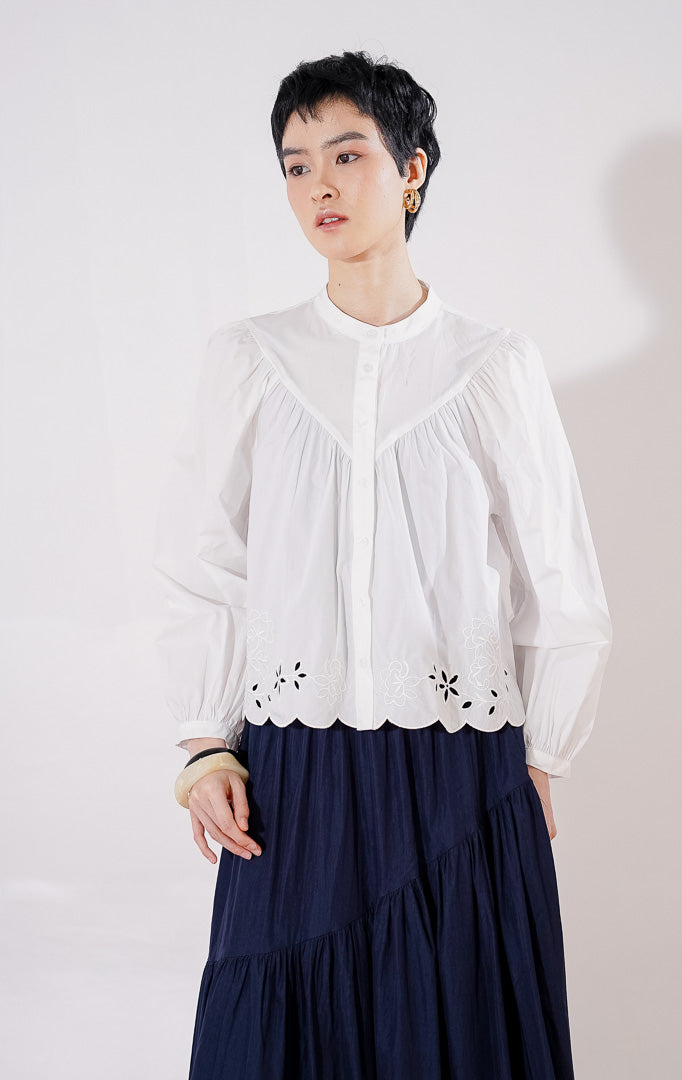 Marvie Top White