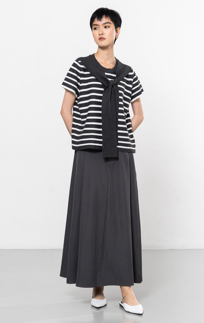Alicia Top Grey Striped
