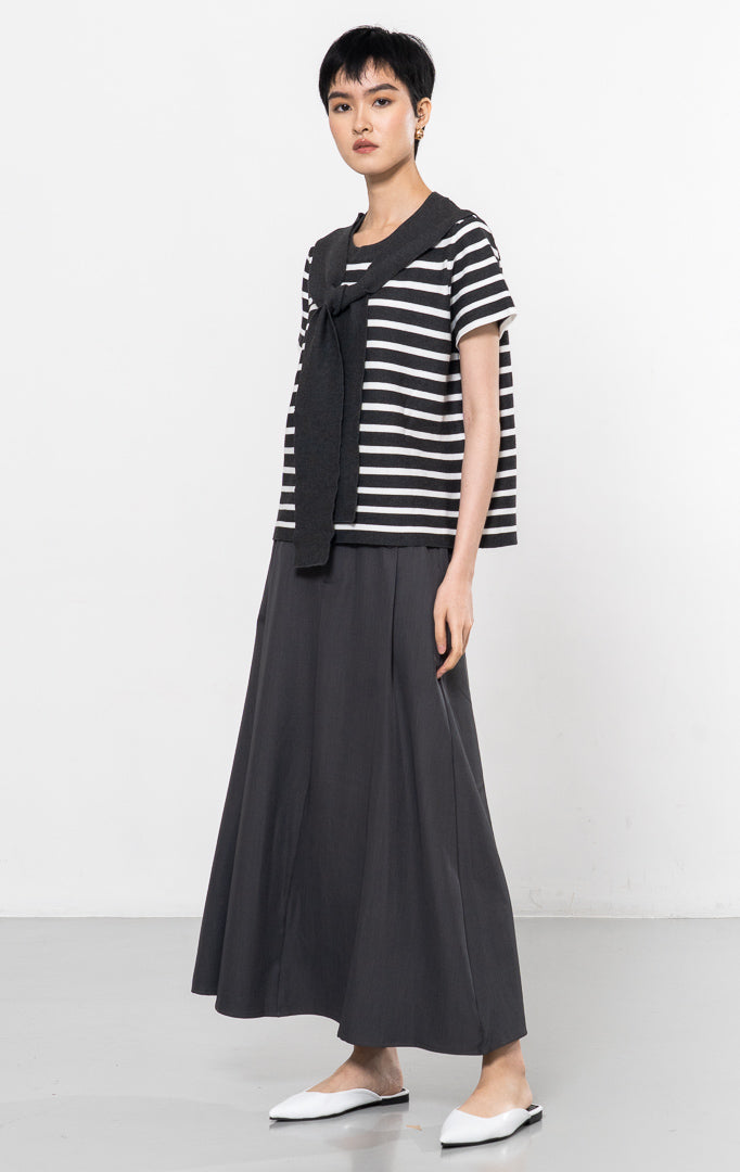 Alicia Top Grey Striped