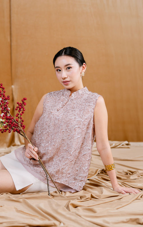 CNY Camellia Top Pink