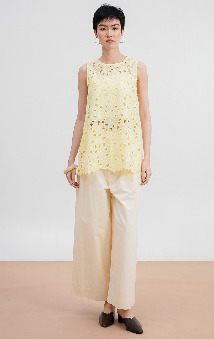 Iverna Top Yellow
