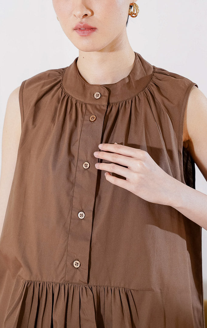 Lirien Top Dark Brown