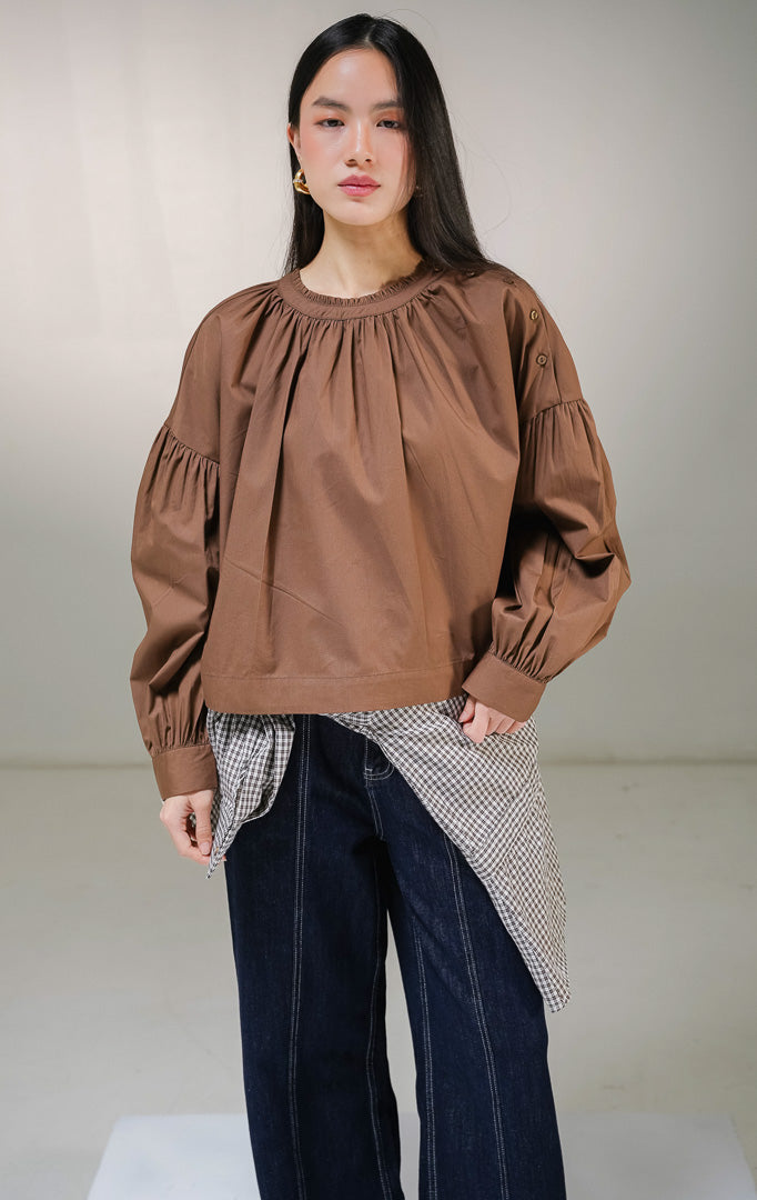 Morgana Top Dark Brown