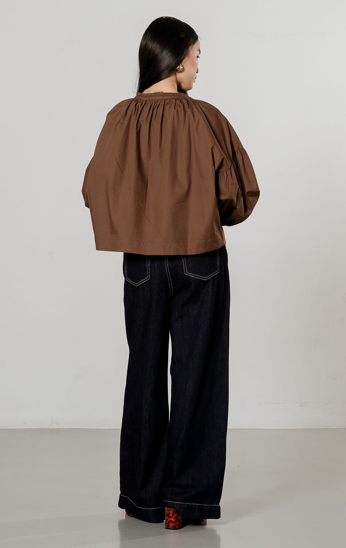 Morgana Top Dark Brown