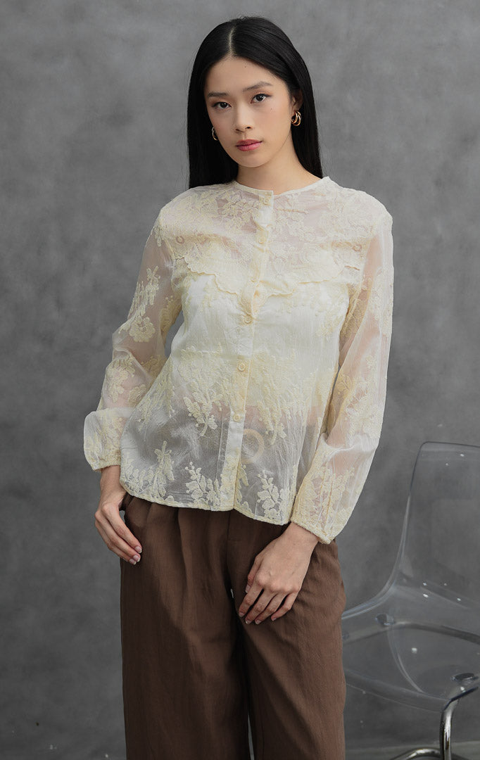 Astridia Top Ivory