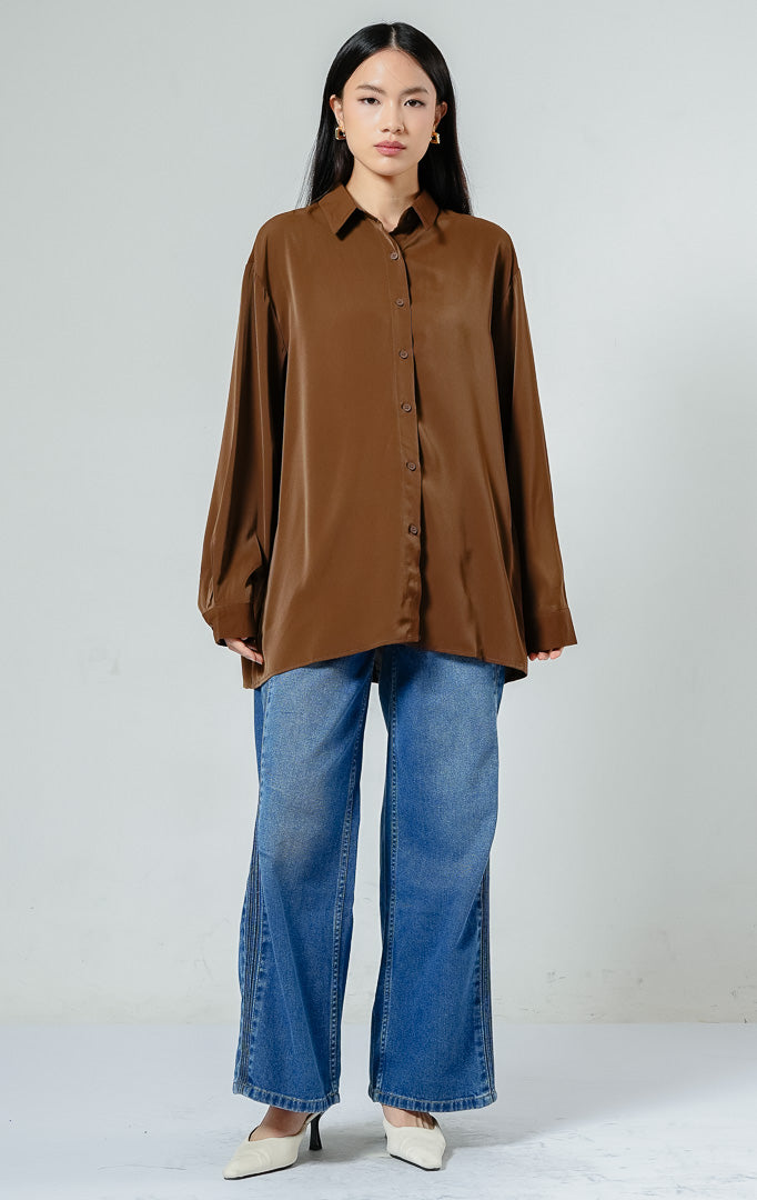 Kierana Top Dark Brown