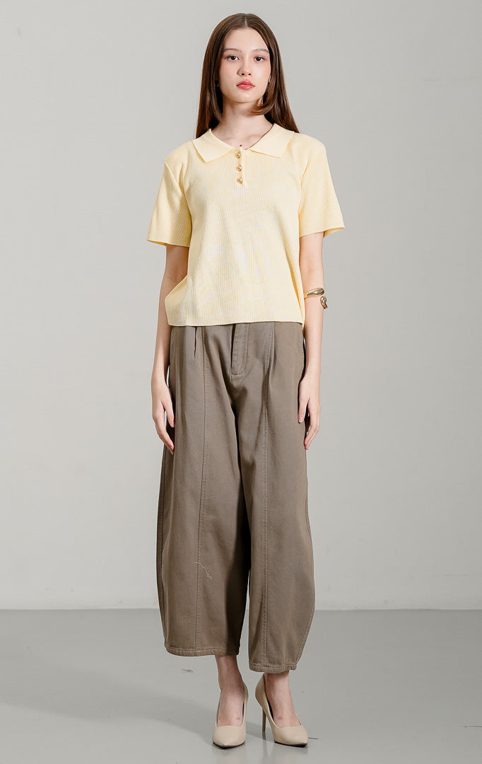 Griffin Top Yellow