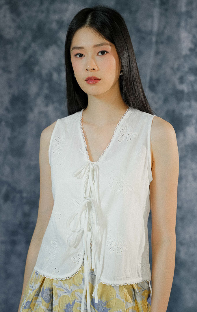 Rosalind Top White