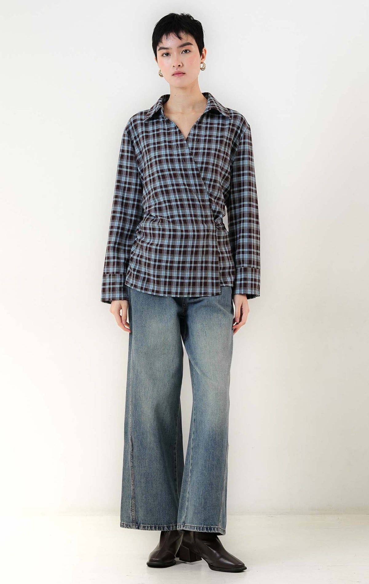 Druella Top Dark Brown