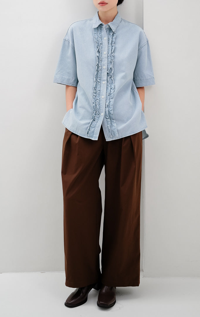 Lavender Top Light Denim