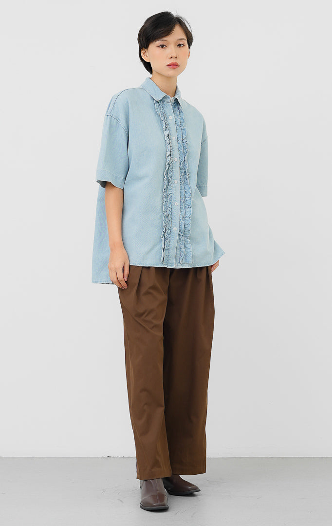 Lavender Top Light Denim