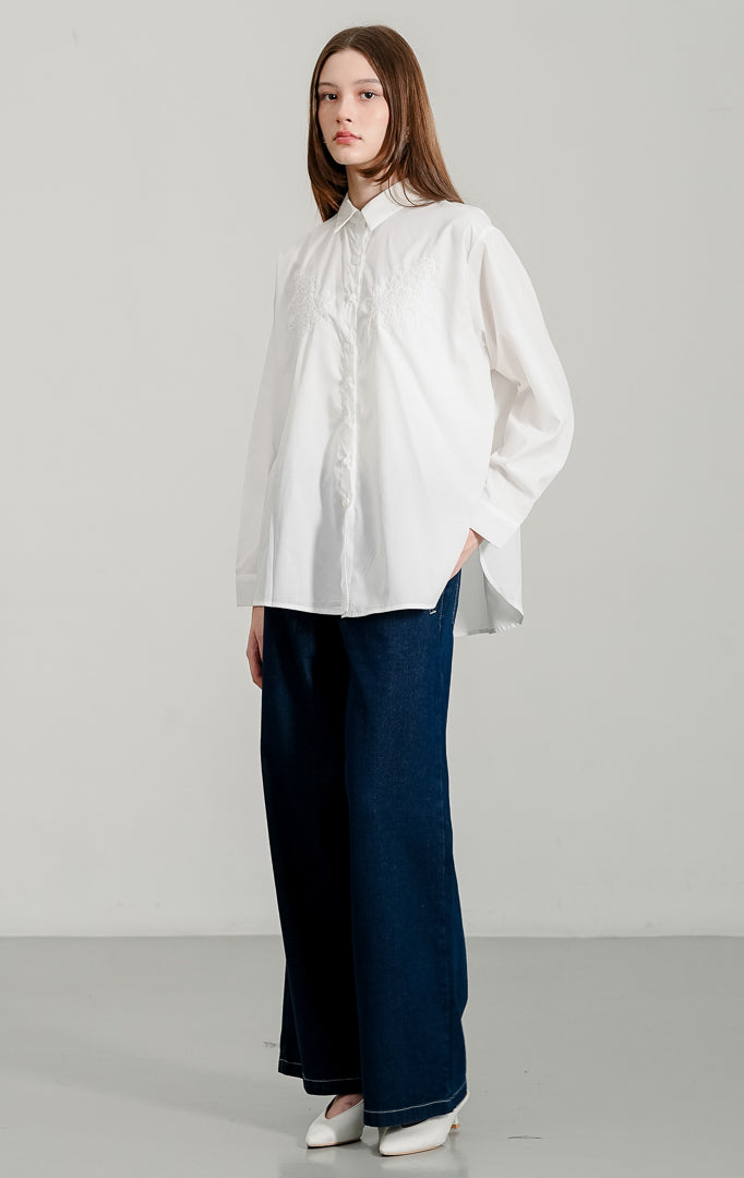 Cecilina Top White