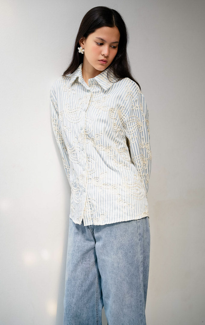 Hawthorne Top Blue