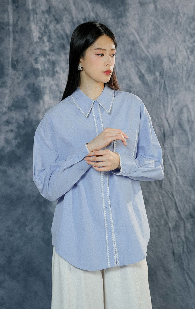Nydia Top Blue