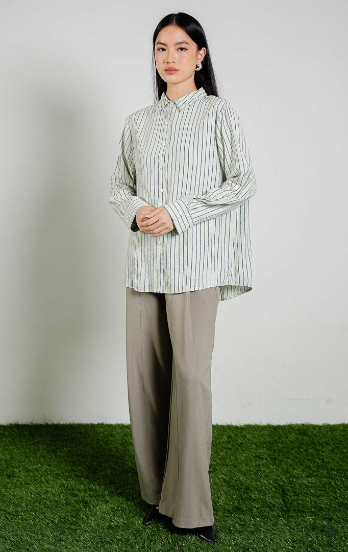 Alexandria Top Light Green