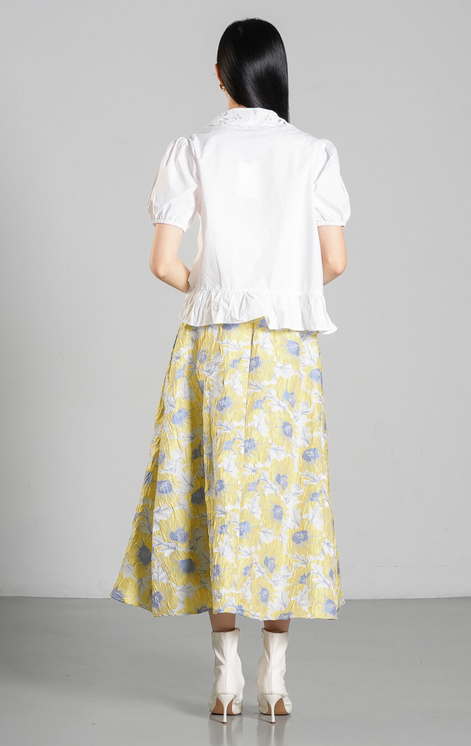 Ginette Top White