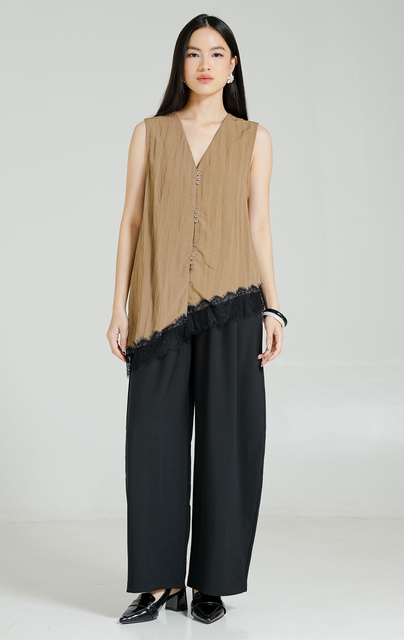Wynne Top Light Brown