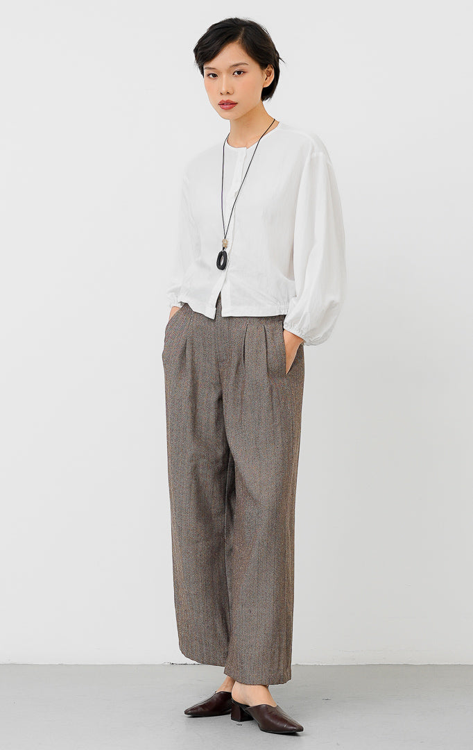 Damian Top White