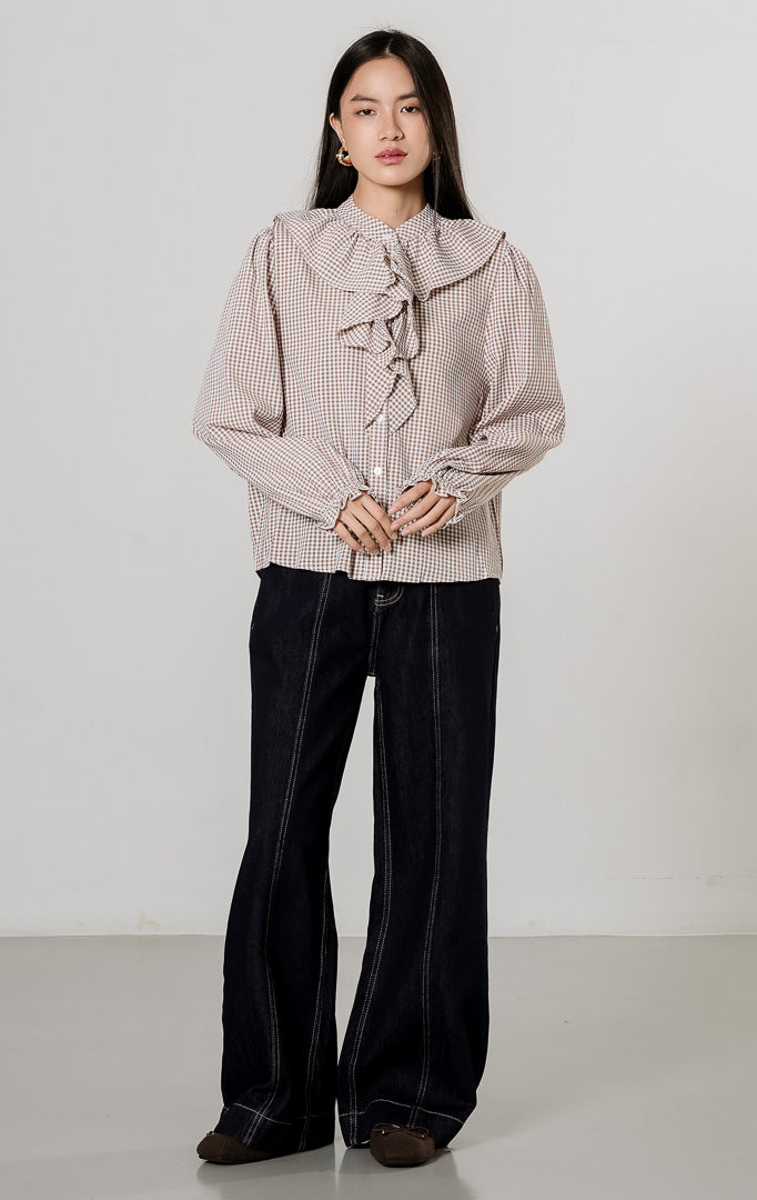 Francesca Top Brown