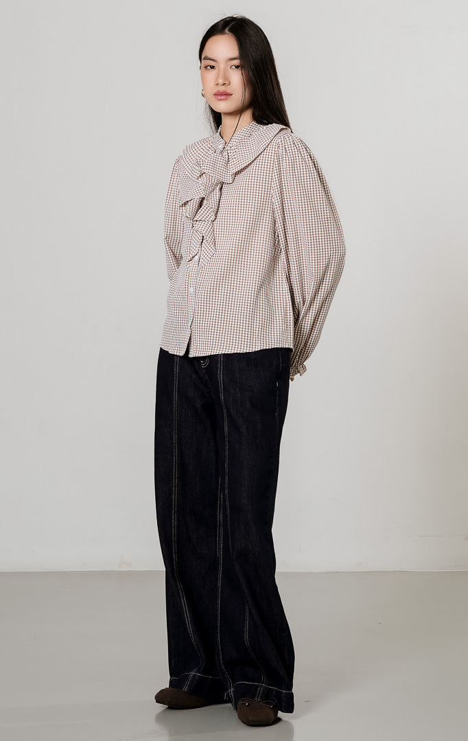 Francesca Top Brown