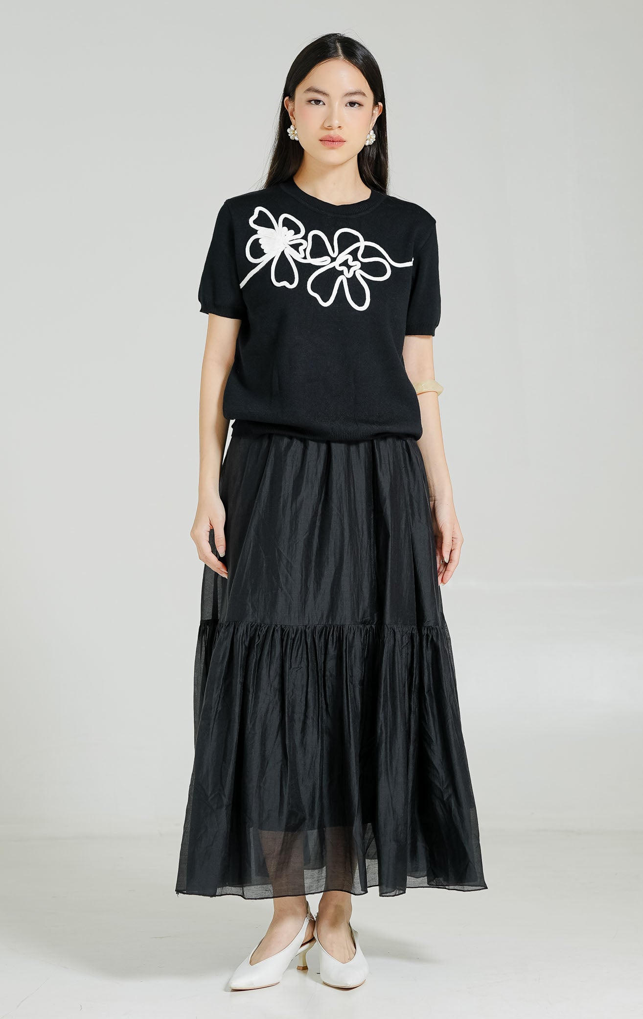 Nadeleine Top Black