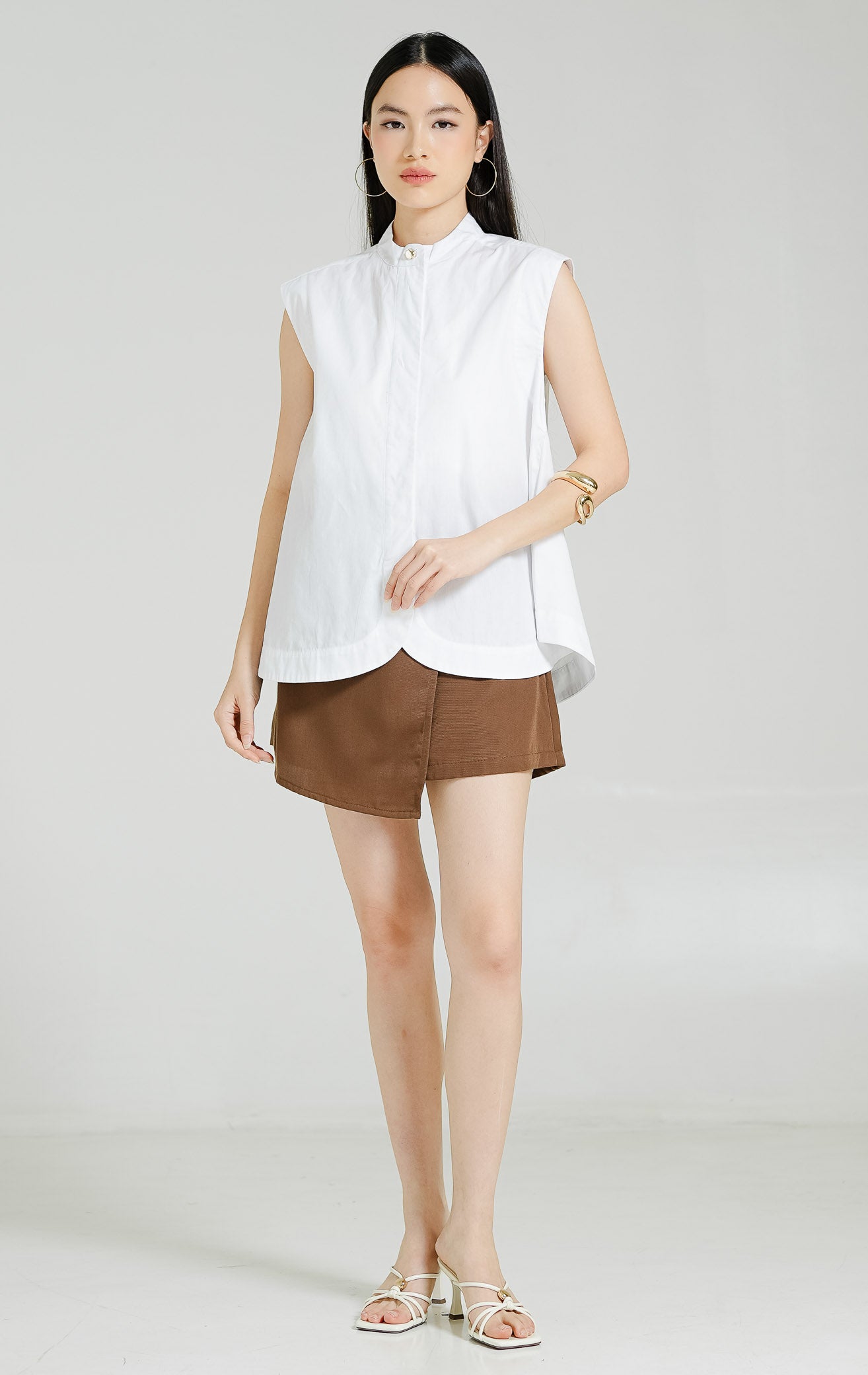 Millie Top White