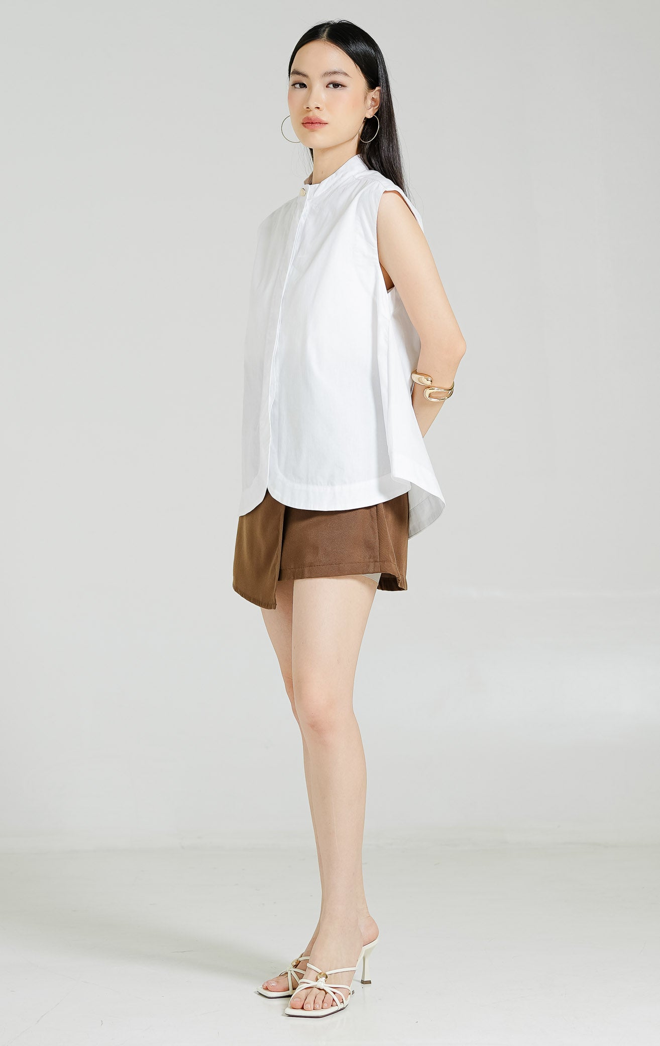 Millie Top White
