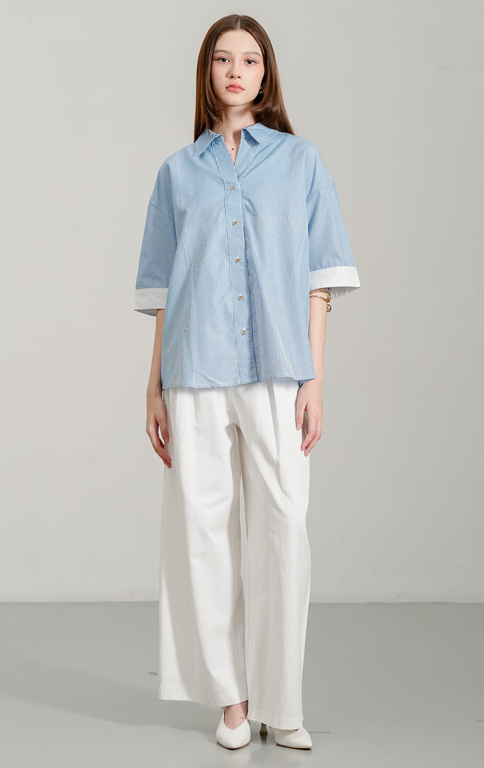 Naudre Top Blue