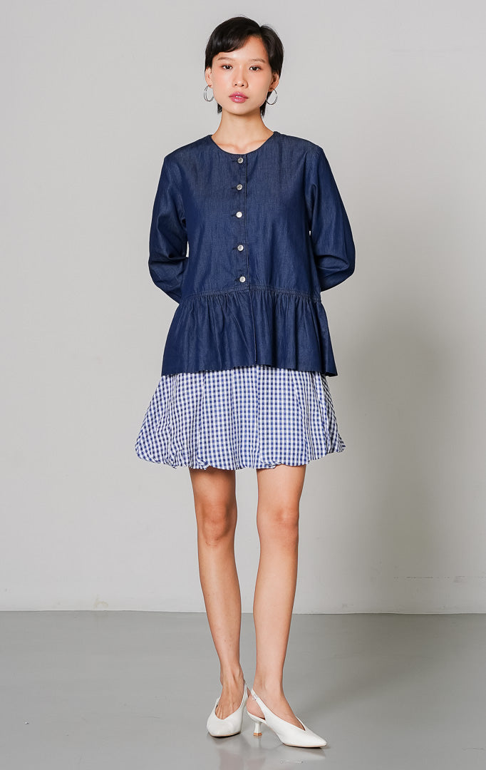 Deliana Top Indigo