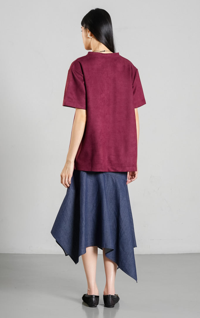 Callidora Top Maroon
