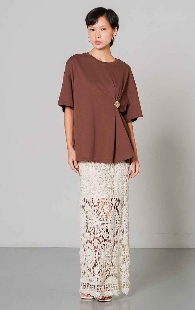Greta Top Brown