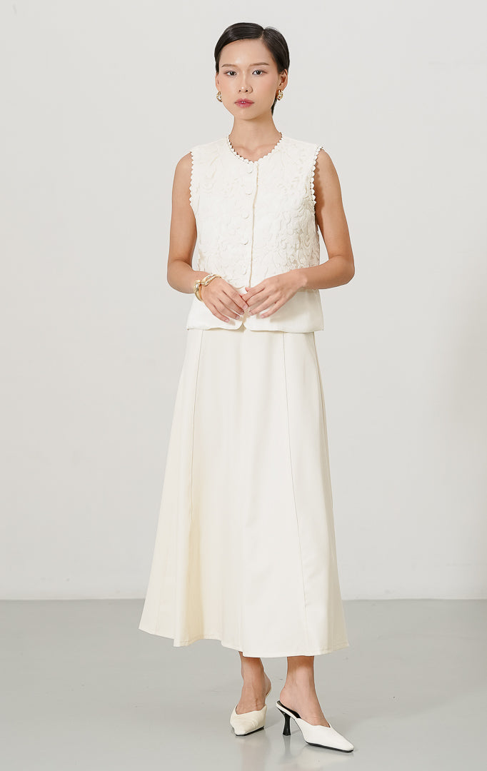 Aster Vest Ivory