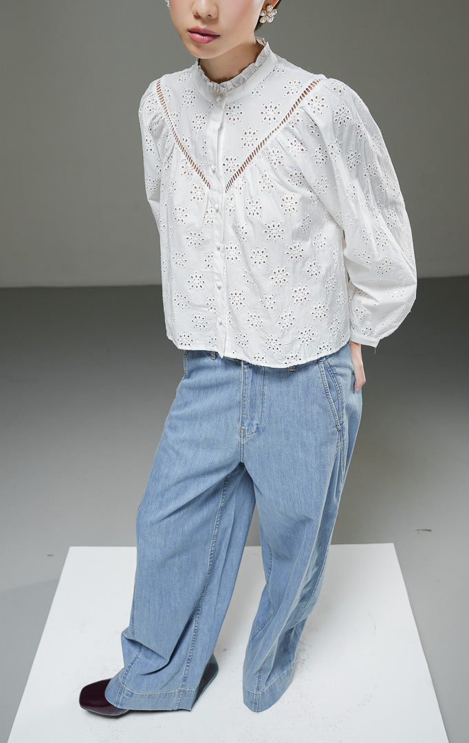 Sylvia Top White