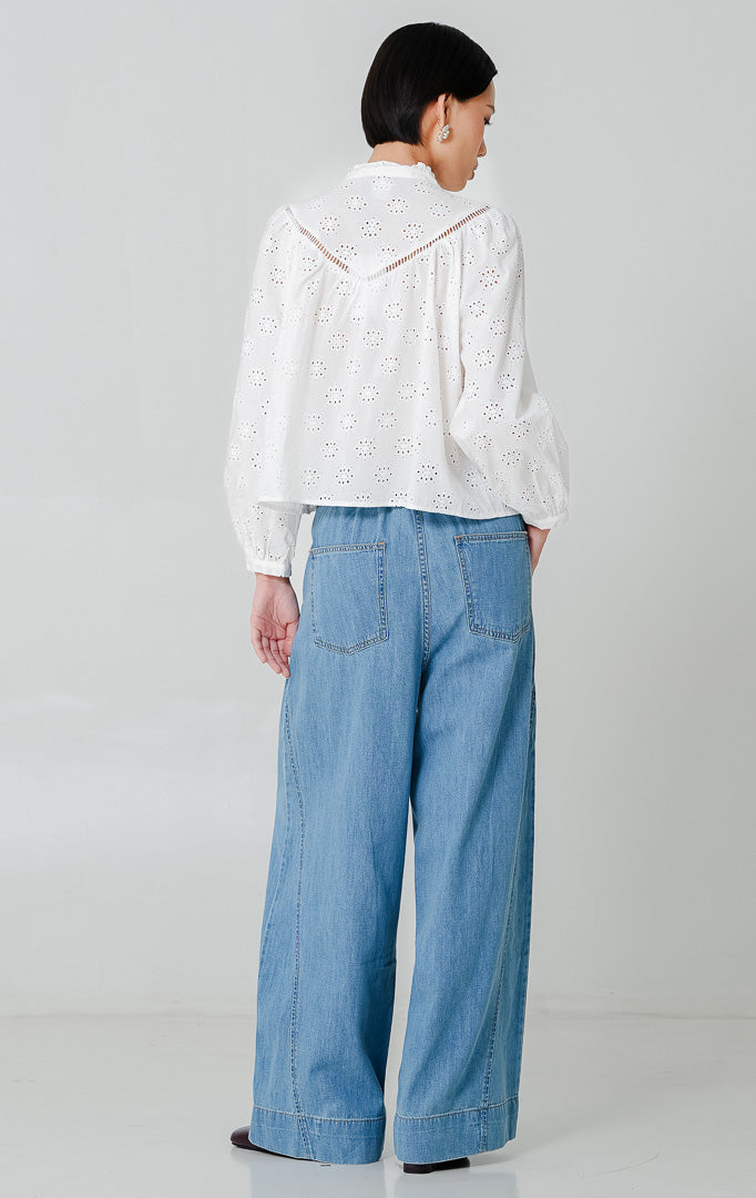 Sylvia Top White