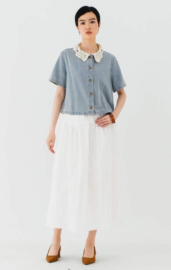 Elliana Top Light Denim