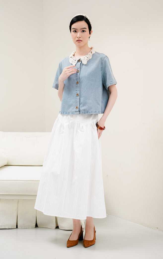 Elliana Top Light Denim