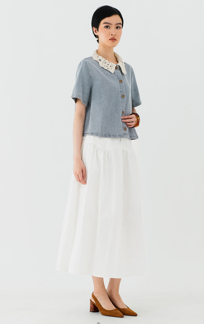 Elliana Top Light Denim