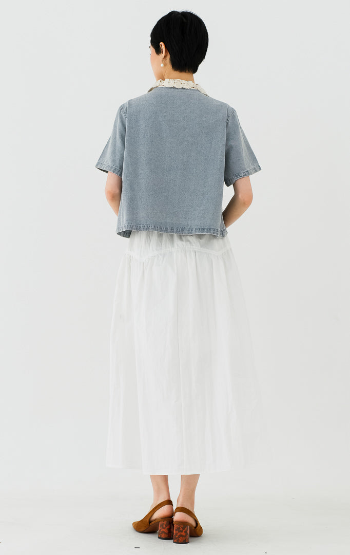 Elliana Top Light Denim