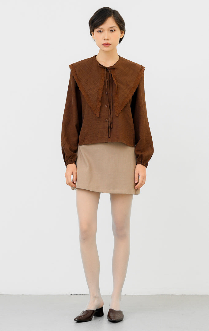 Linara Top Brown