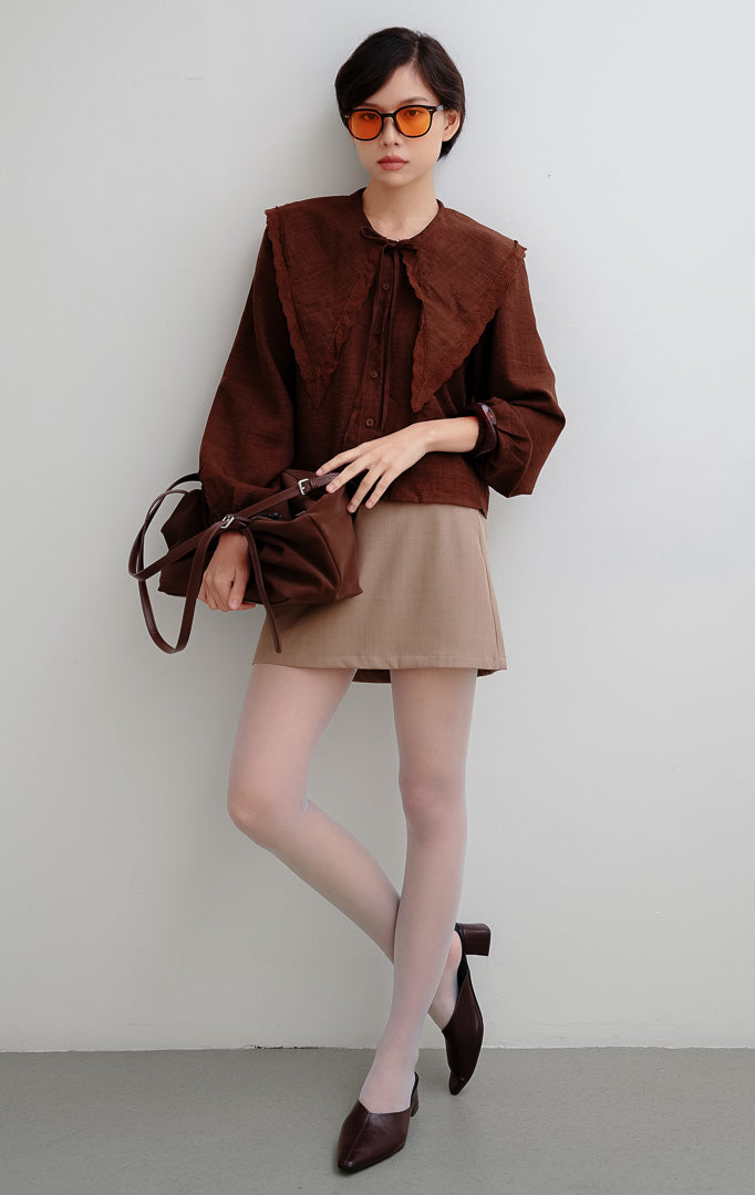 Linara Top Brown