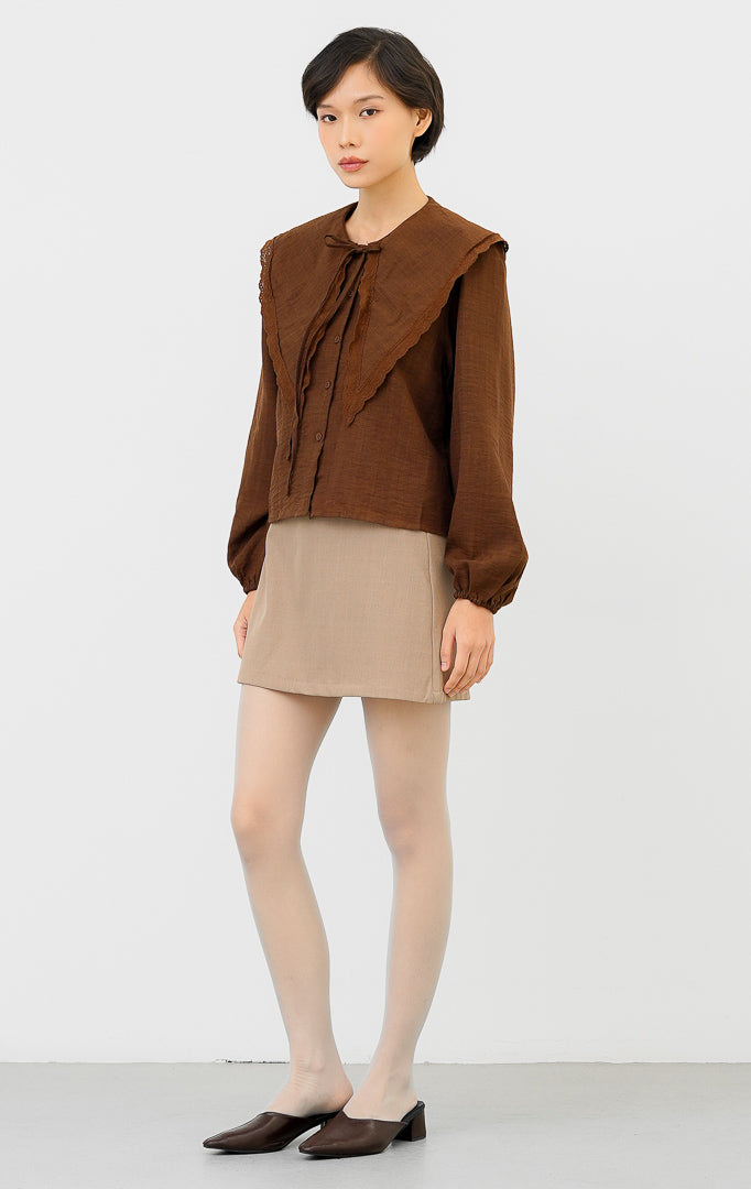 Linara Top Brown