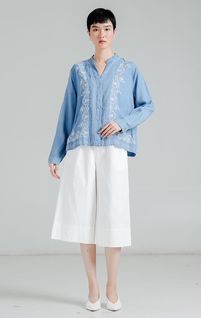 Brella Top Blue Denim
