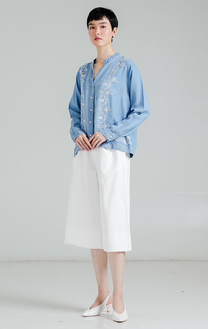 Brella Top Blue Denim