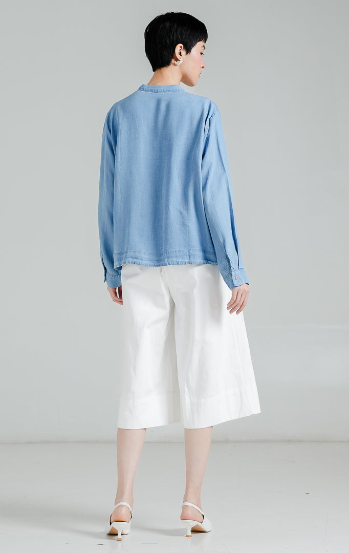 Brella Top Blue Denim