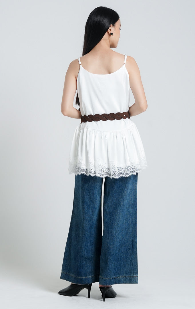 Velicia Top White