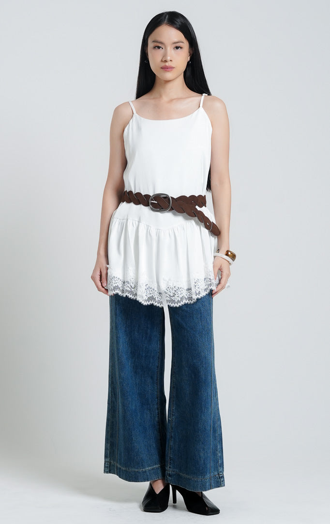 Velicia Top White