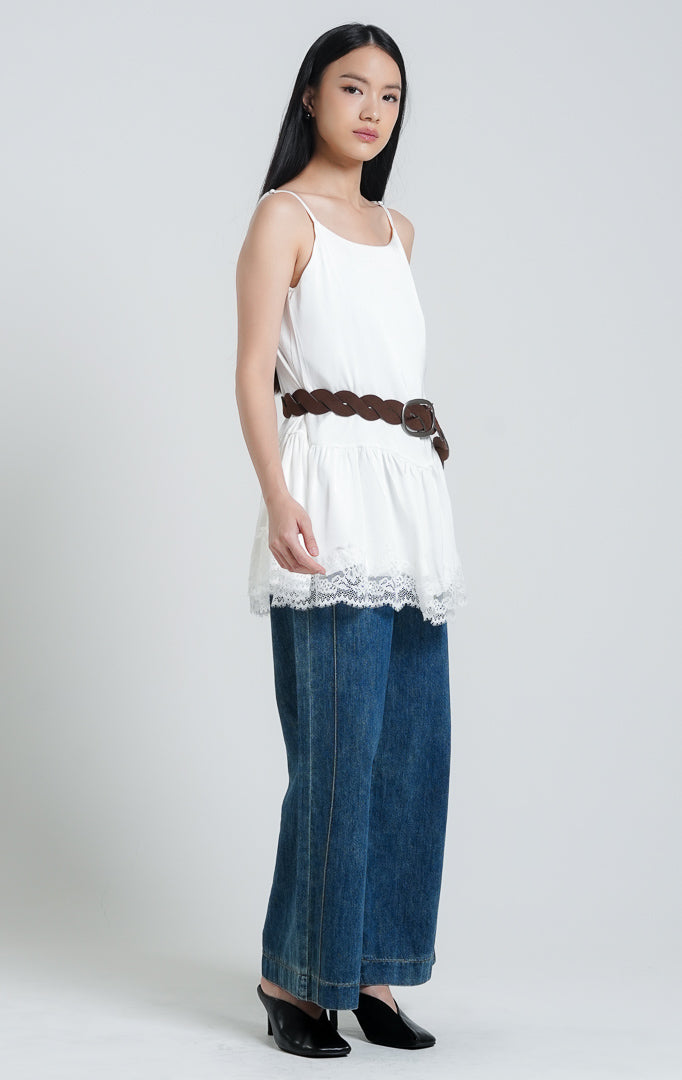 Velicia Top White