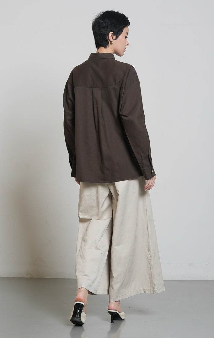 Orlin Top Dark Brown