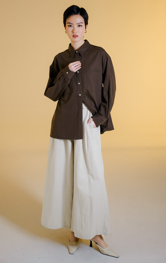 Orlin Top Dark Brown